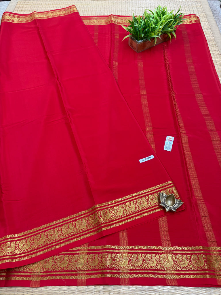 Pure Crepe Silk Saree #G2360