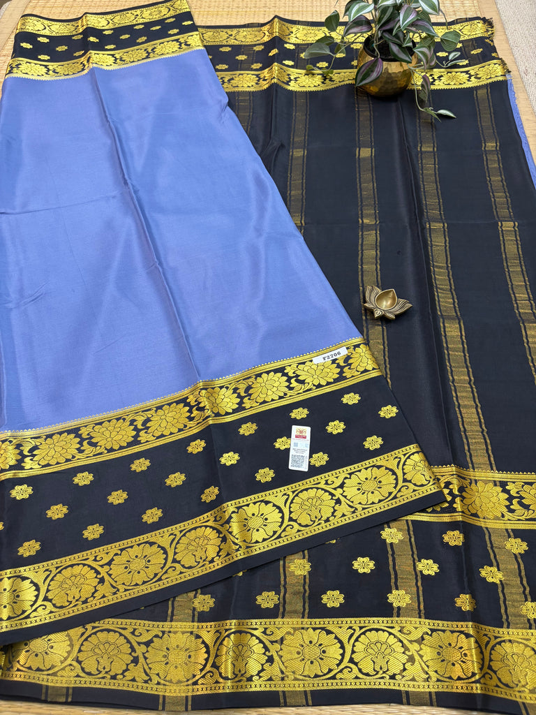 Pure Crepe Silk Saree #F2706