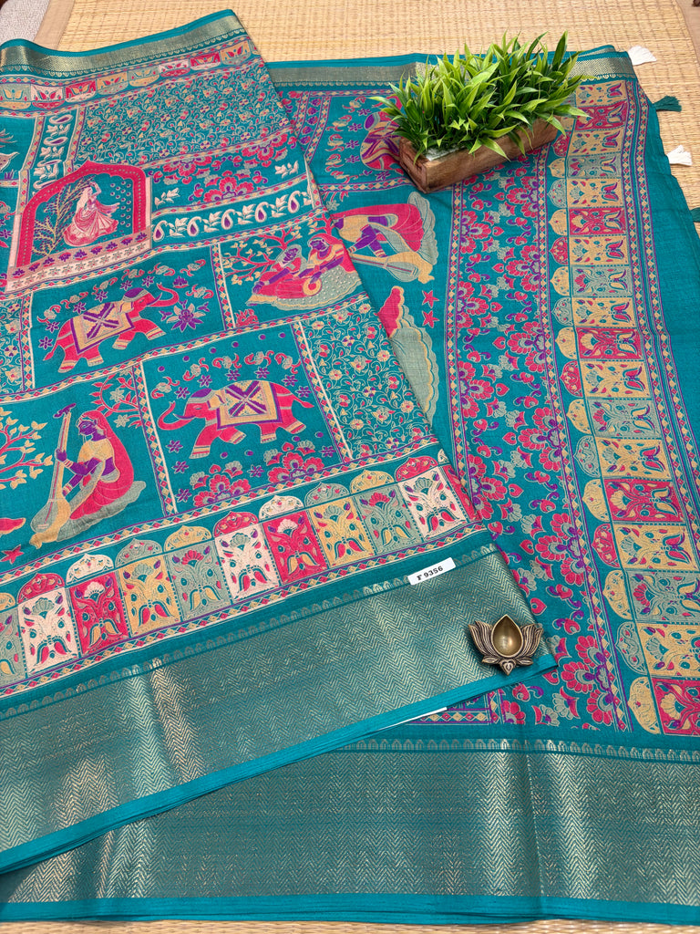 Dola Printed Silk #F9356