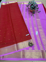 Pure Crepe Silk Saree #G2892