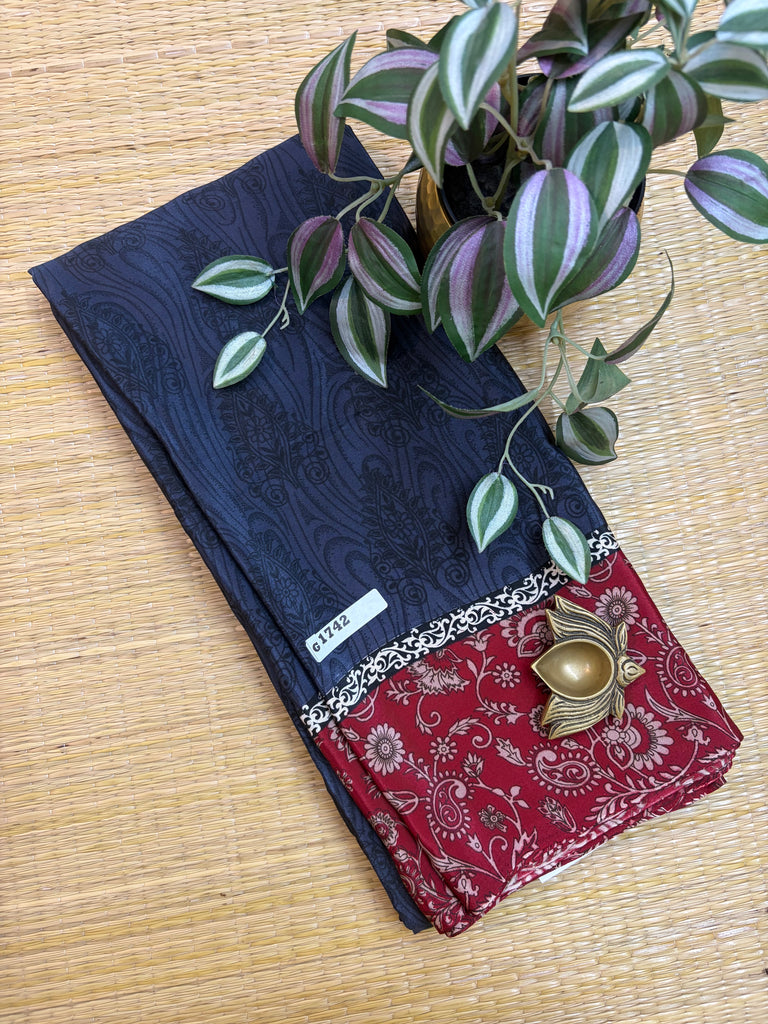 Printed Crepe Silk #G1742
