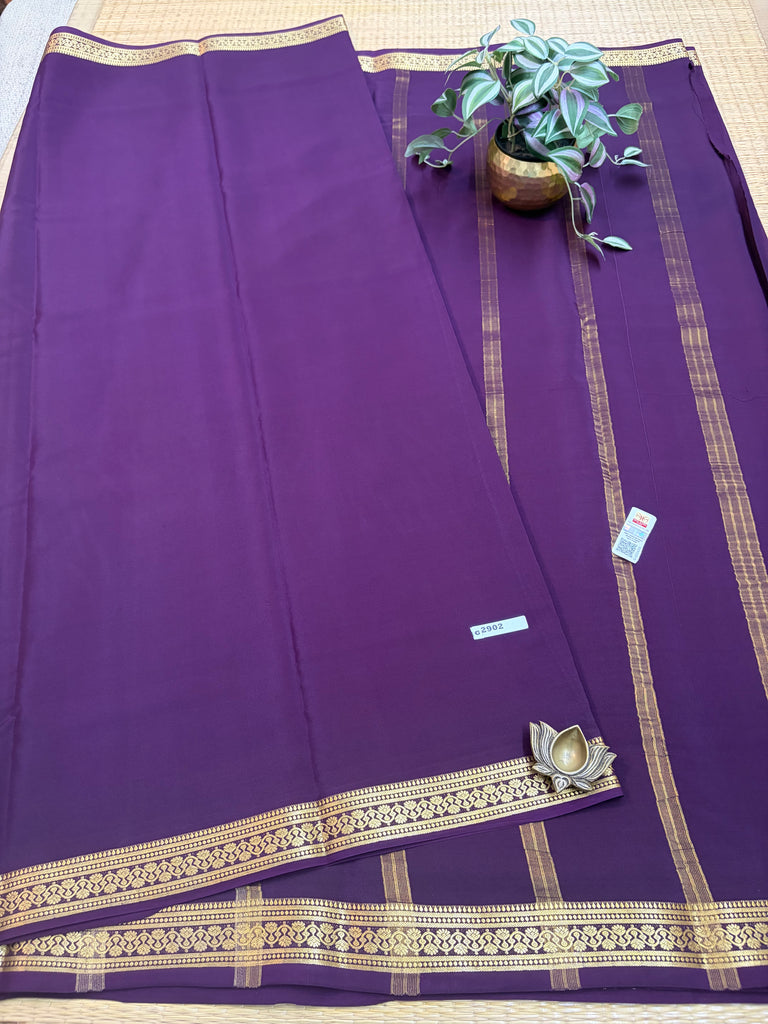 Pure Crepe Silk Saree #G2902