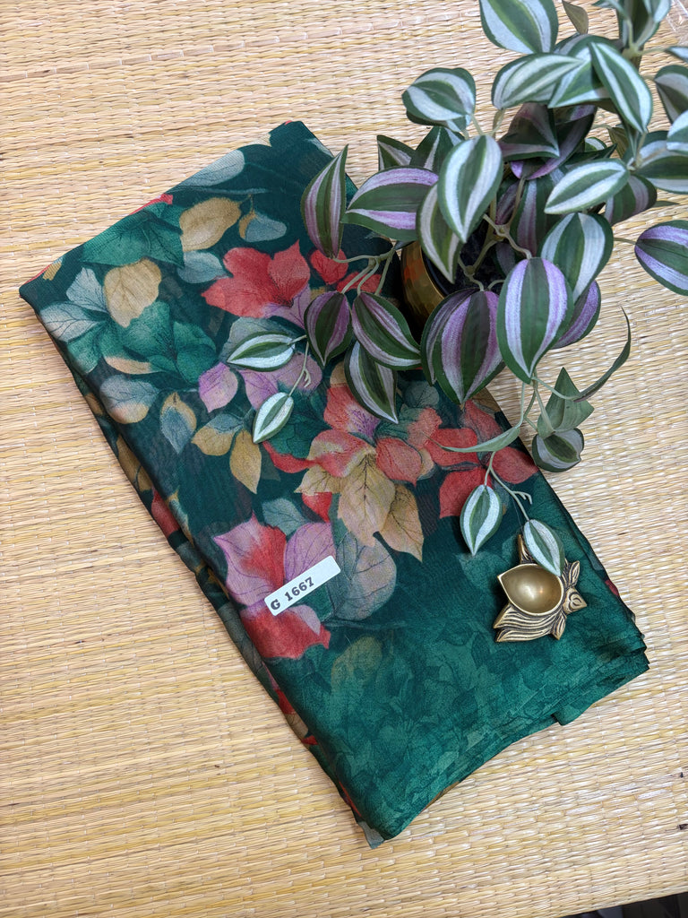 Mass Crepe Sarees #G1667