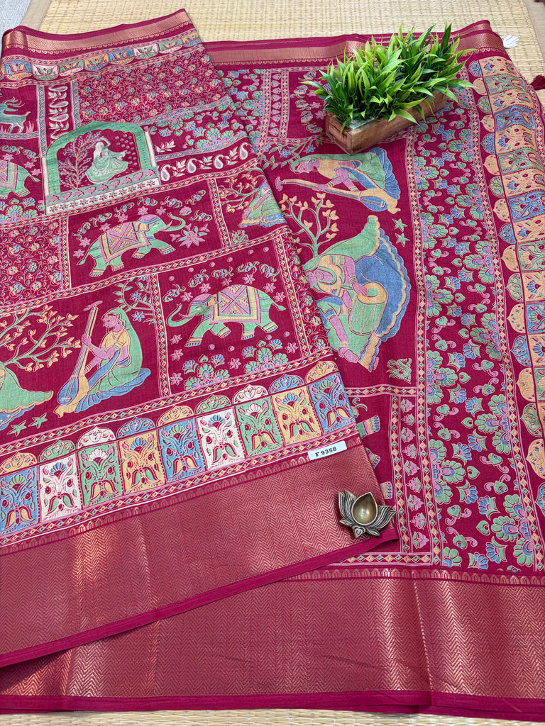 Dola Printed Silk #F9358