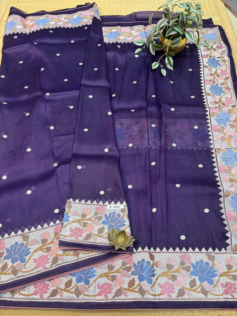 Tissue Banaras Semi Silk #F7231