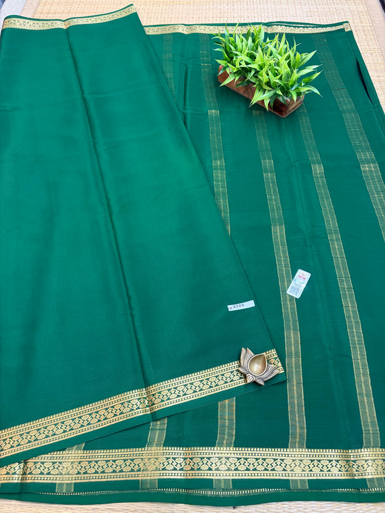 Pure Crepe Silk Saree #G2724