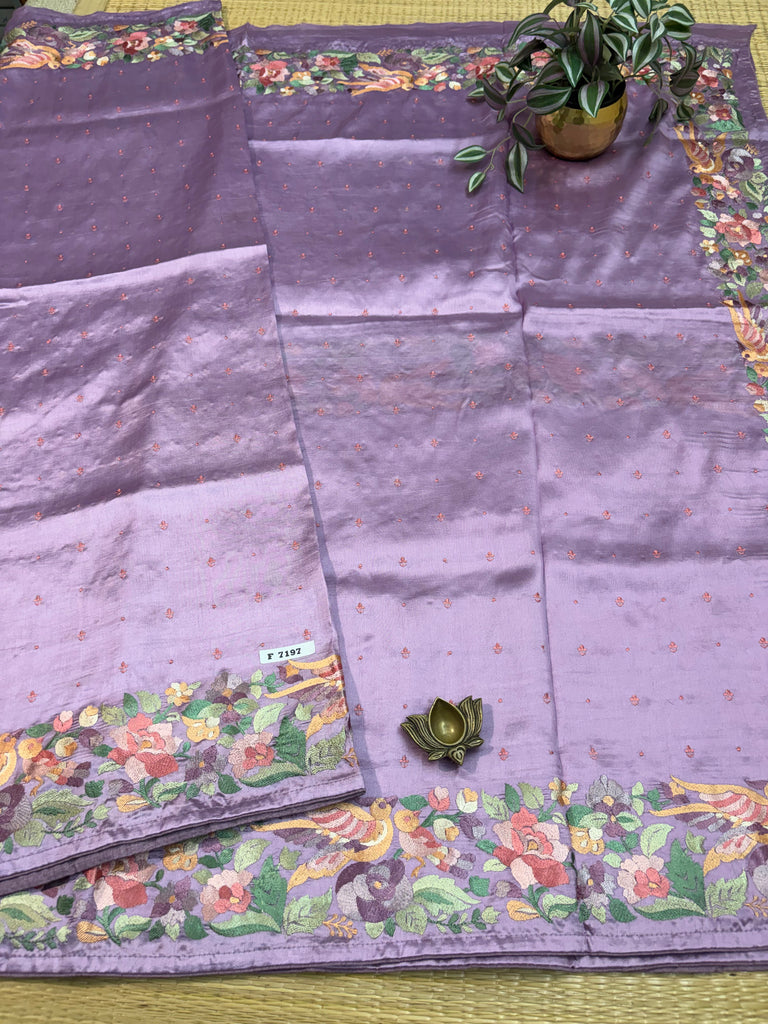 Tussar Silk Sarees #F7197