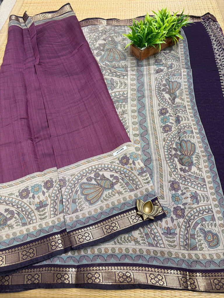 Mul Mul Silk Saree #G1766