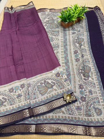Mul Mul Silk Saree #G1766