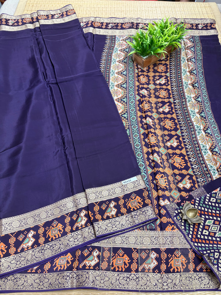 Semi Crepe Sarees #G131