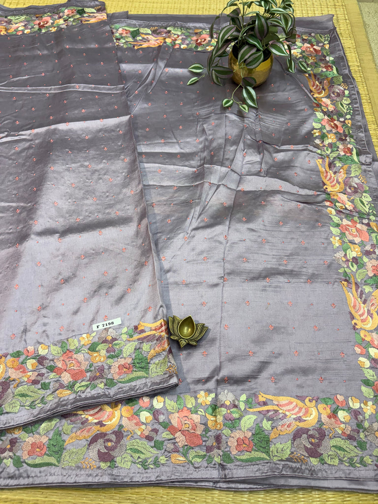 Tussar Silk Sarees #F7198