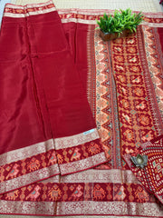 Semi Crepe Sarees #G127