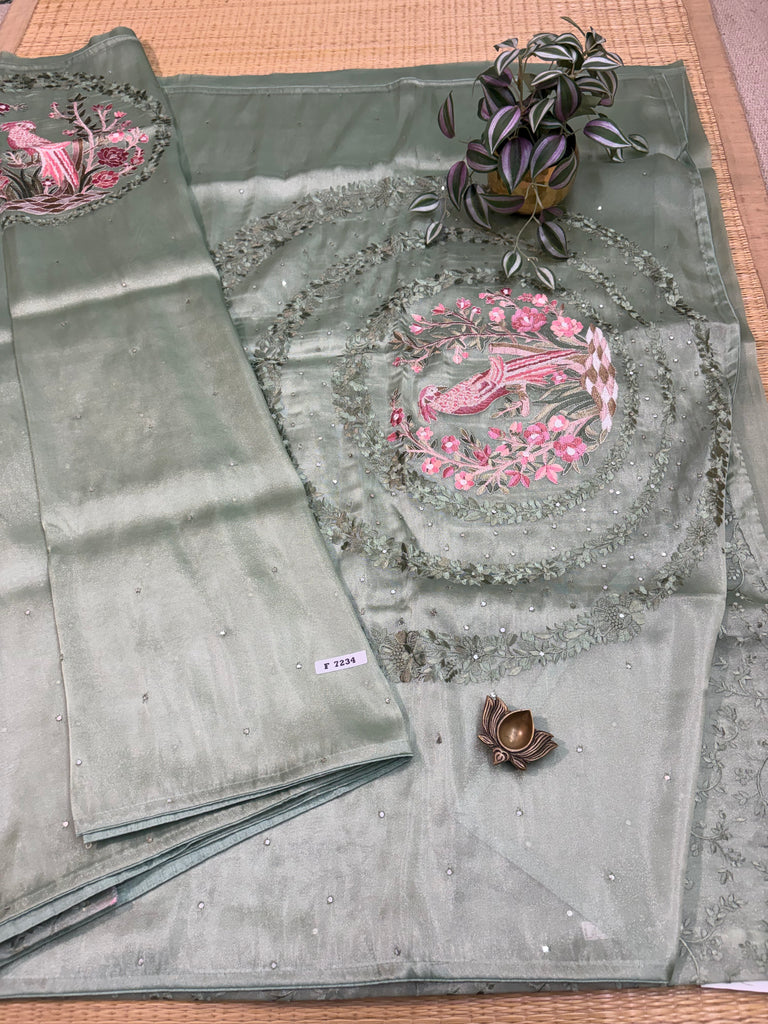 Organza Saree #F7234