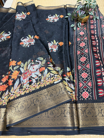 Mass Crepe Sarees #G945