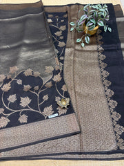 Semi Jute Silk Sarees #F7115