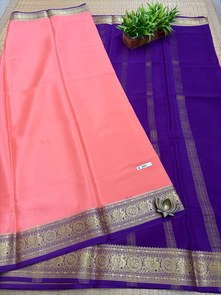 Pure Crepe Silk Saree #G566