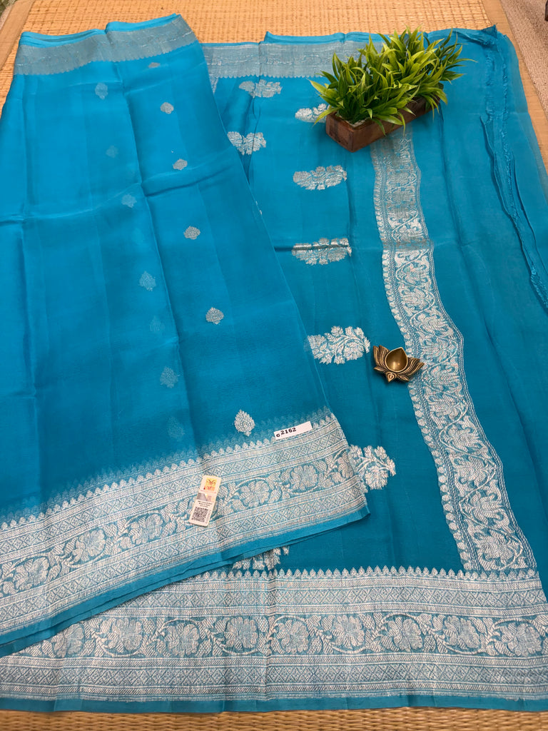Pure Banaras Georgette Sarees #G2162