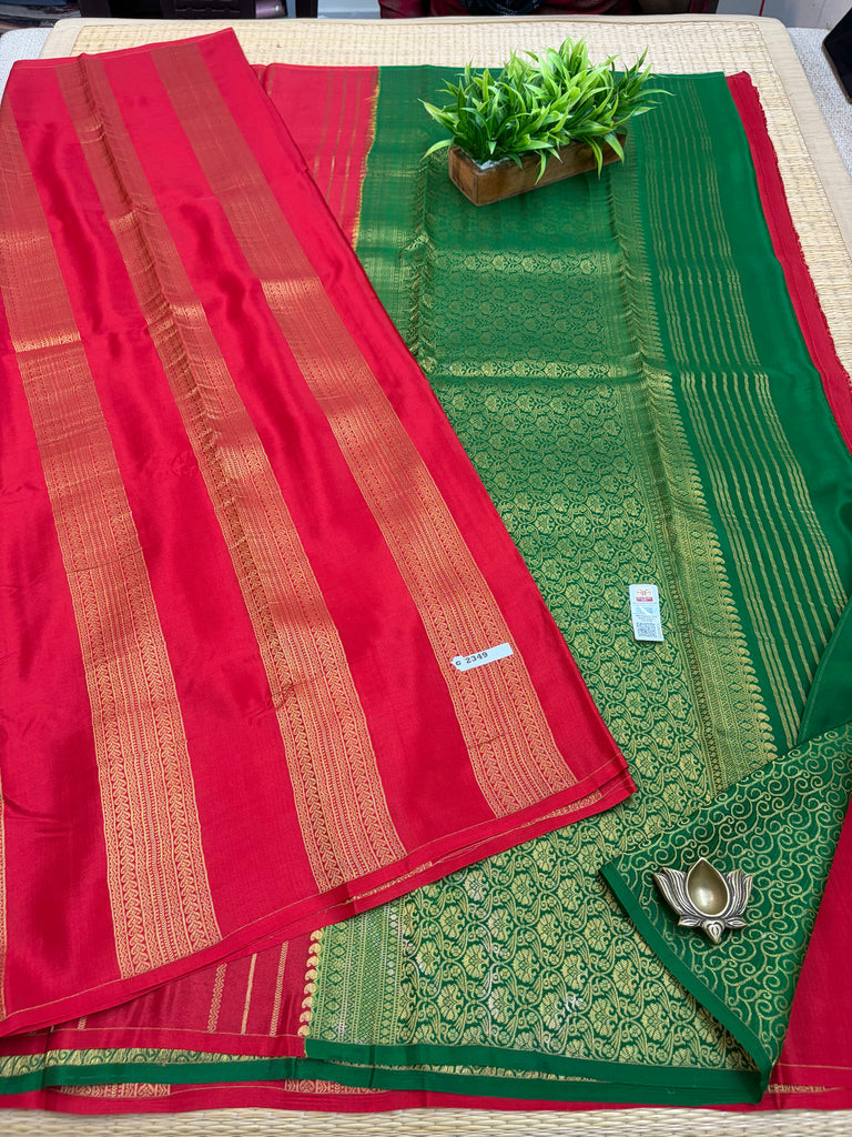 Pure Crepe Silk Saree #G2349