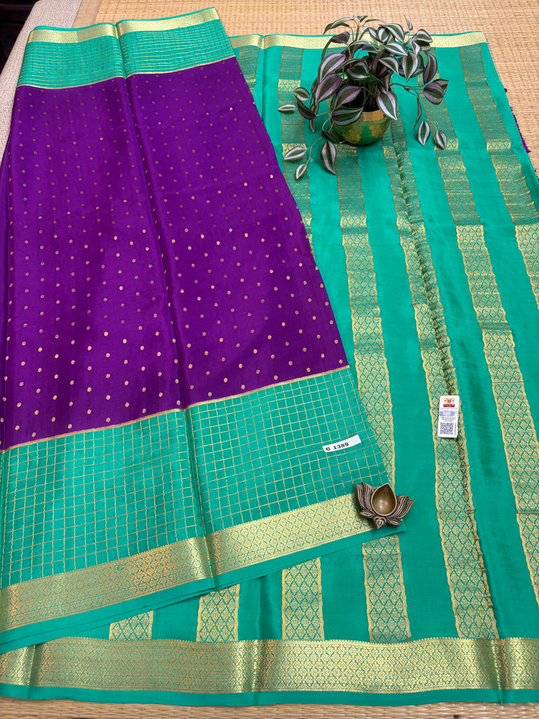 Pure Crepe Silk Saree #G1389