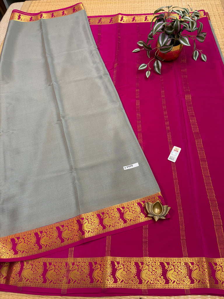 Pure Crepe Silk Saree #G2475