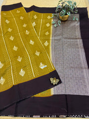 Varanasi Silk Blend Sarees  #F4462