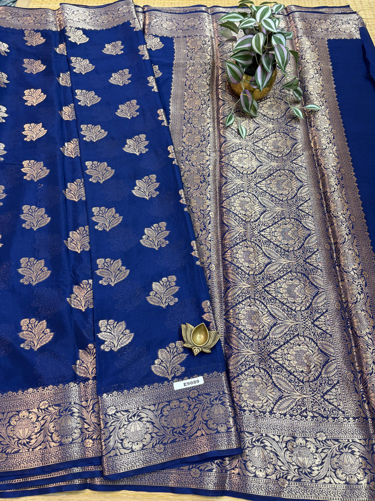 Semi Crepe Sarees #E9089