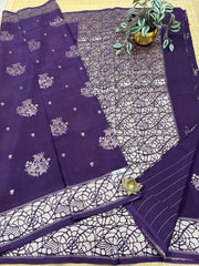 Semi Banarasi Georgette #F4433