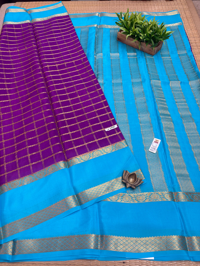 Pure Crepe Silk Saree #G1936