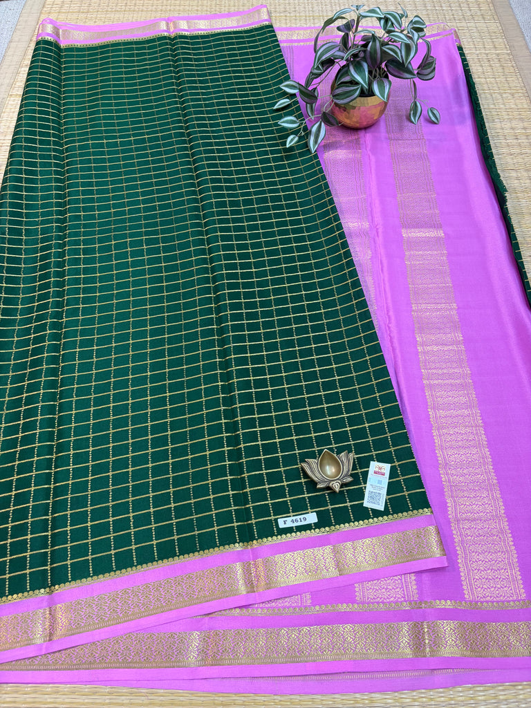 Pure Crepe Silk Saree #F4619