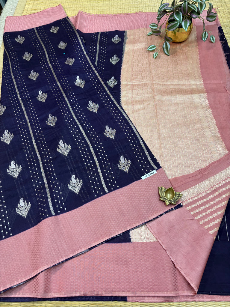 Varanasi Silk Blend Sarees #F4461