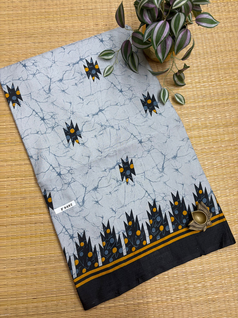 Kashmiri Printed Silk #F9497