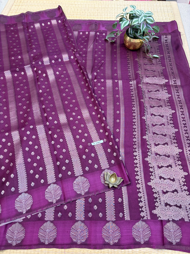 Semi Banarasi Georgette #F7481