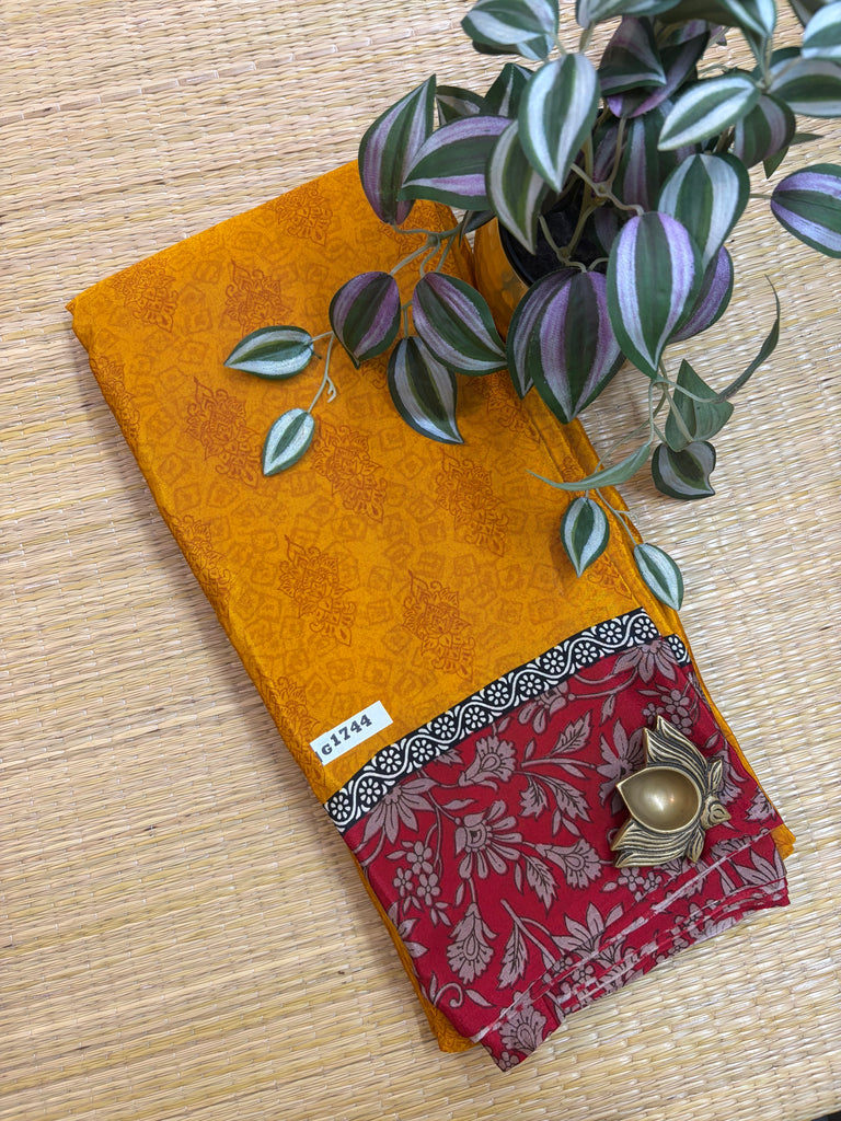 Printed Crepe Silk #G1744