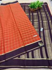 Pure Crepe Silk Saree #G1964
