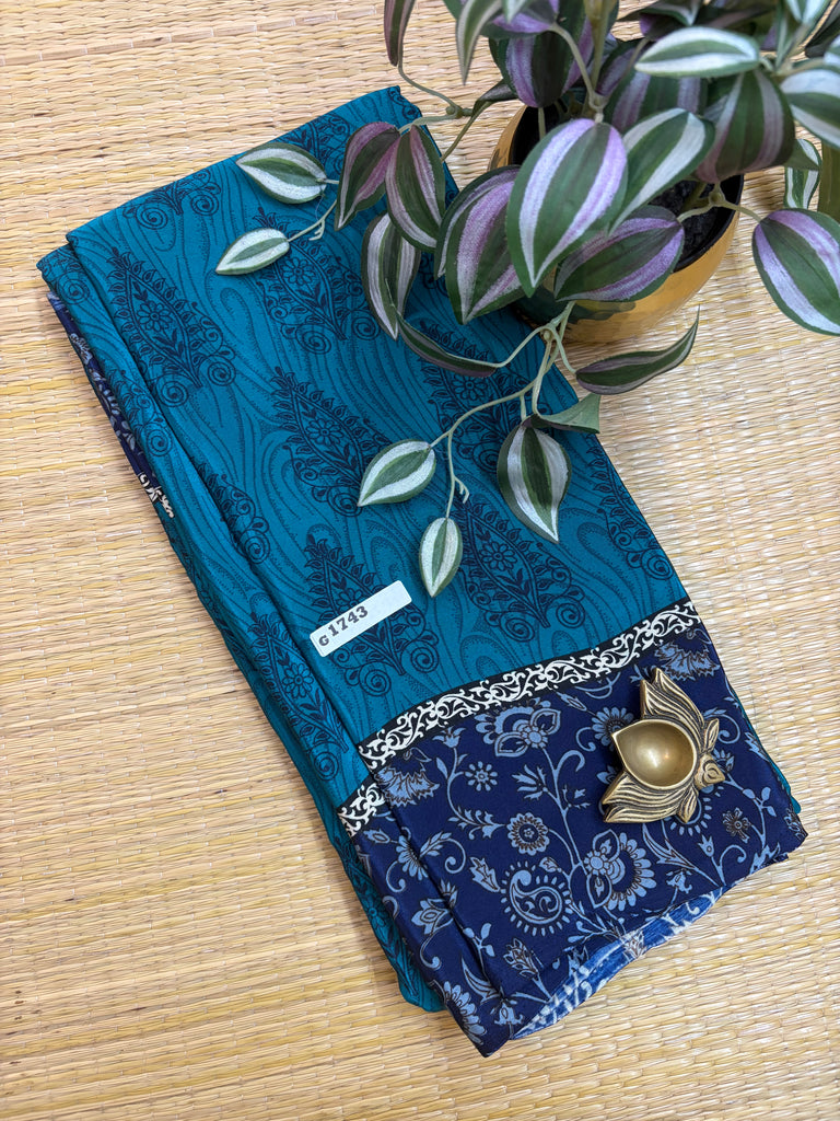 Printed Crepe Silk #G1743