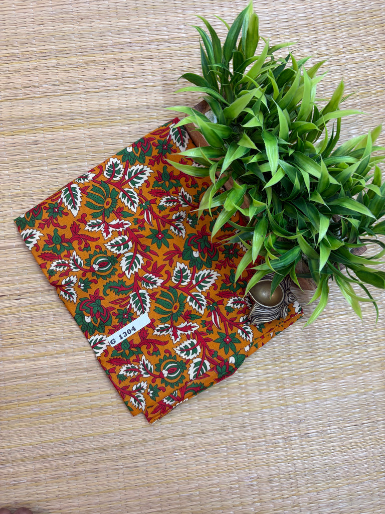 Kalamkari Semi Cotton #G1304