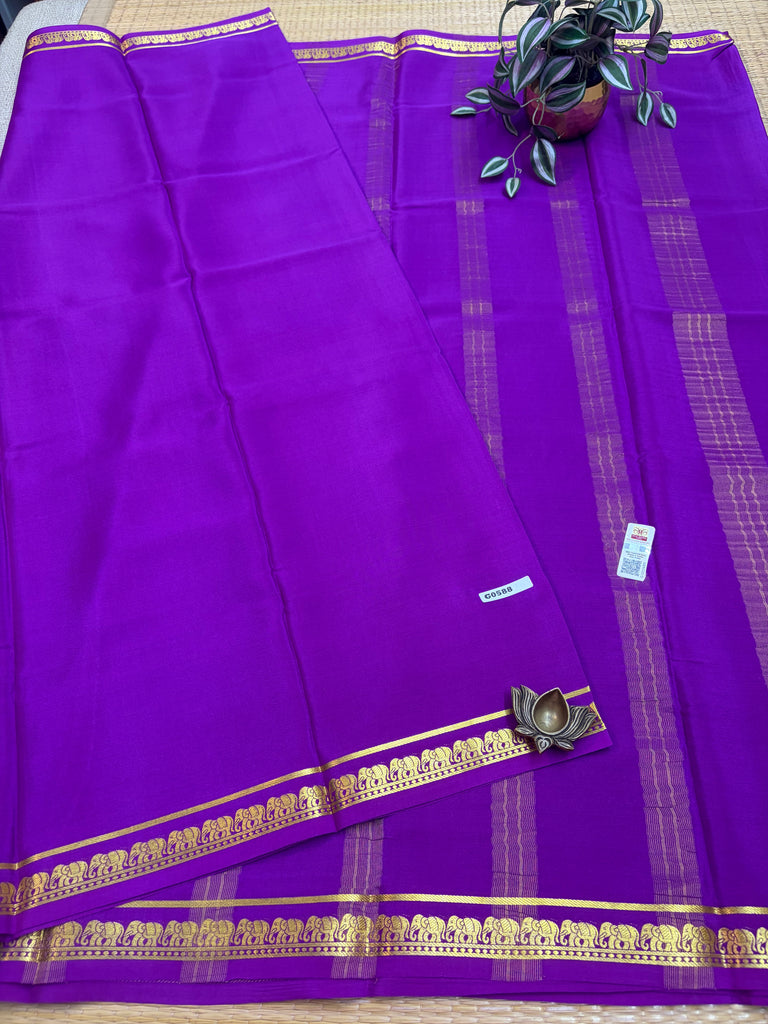 Pure Crepe Silk Saree #G588