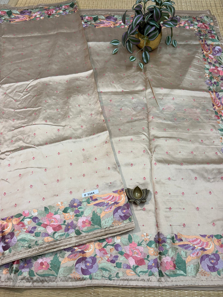 Tussar Silk Sarees #F7204