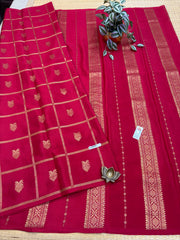 Pure Crepe Silk Saree #G2979