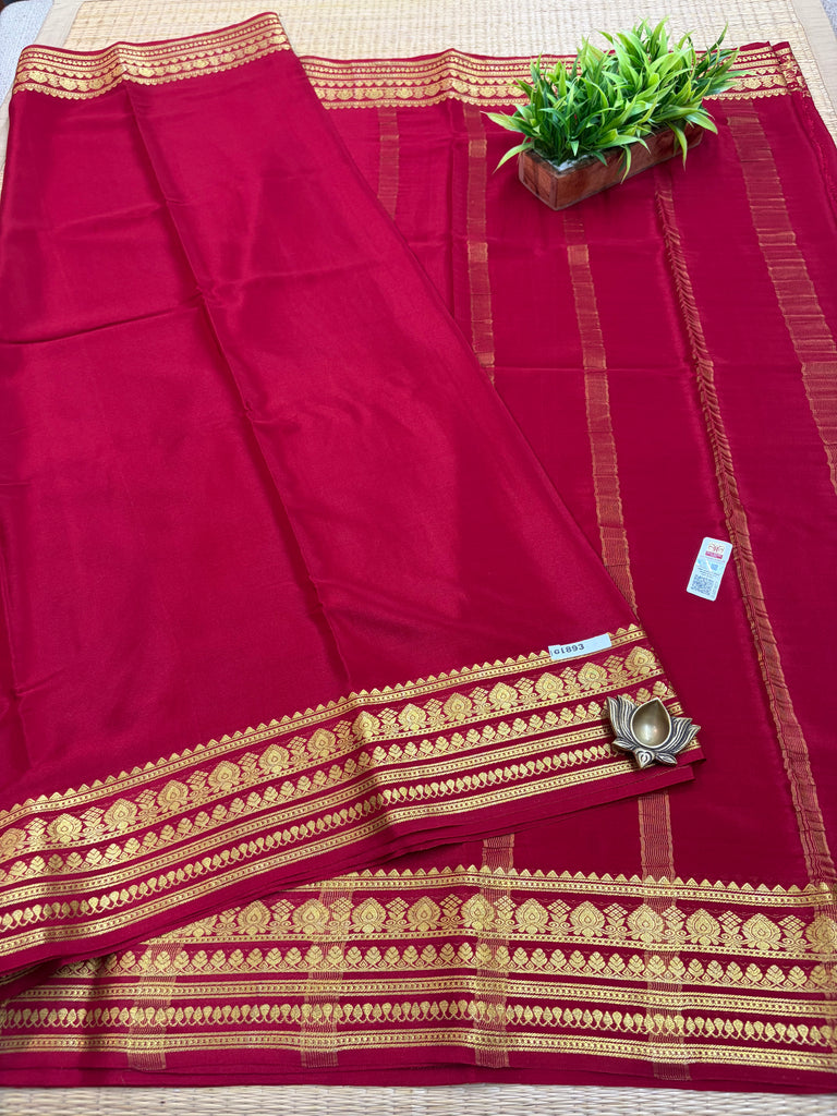 Pure Crepe Silk Saree #G1893