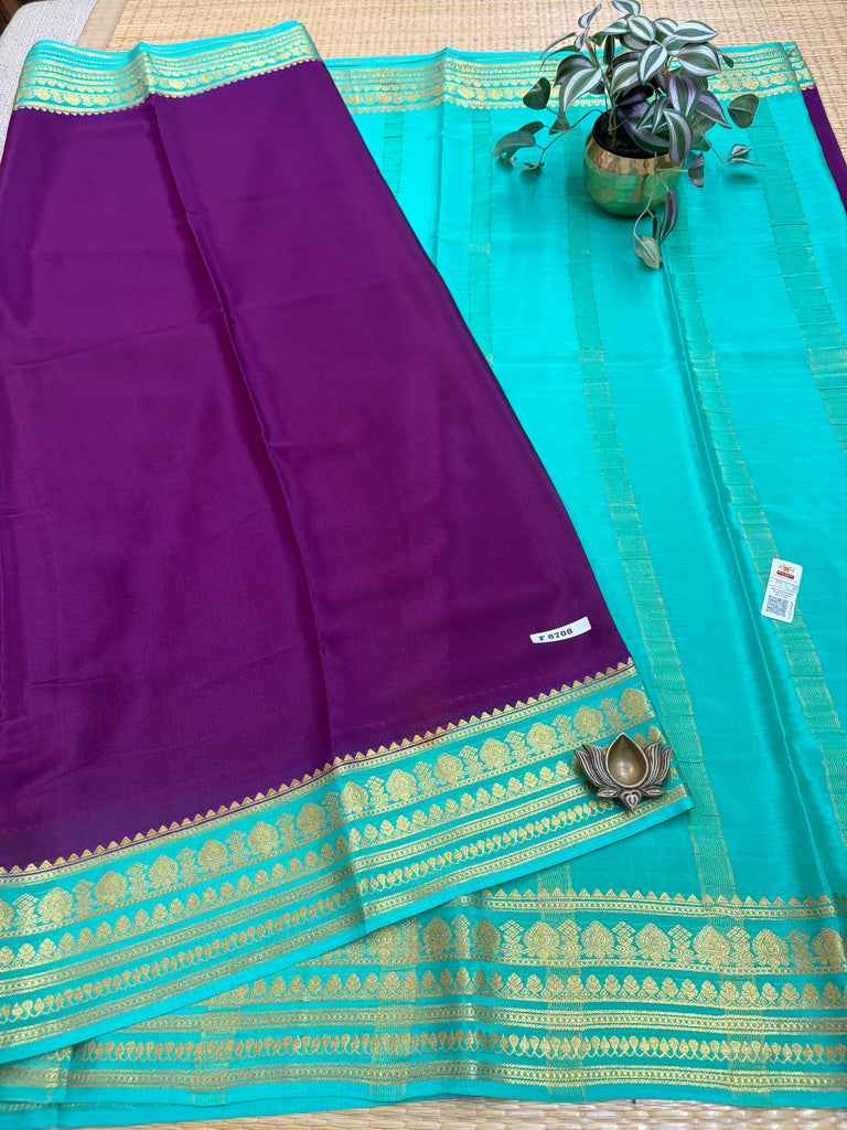 Pure Crepe Silk Saree #F8708