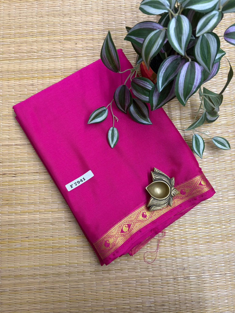 Semi Crepe Sarees # F7941