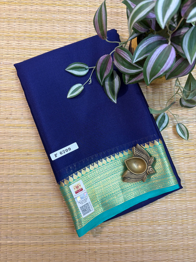 Pure Crepe Silk Saree #F6709