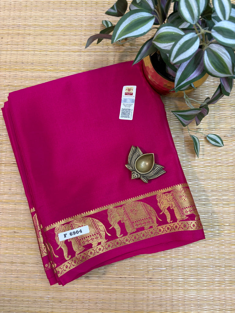 Pure Crepe Silk Saree #F6904