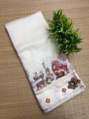 Viscose Fancy Sarees #G968