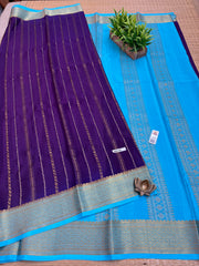 Pure Crepe Silk Saree #G106