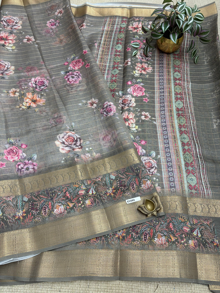 Organza Saree #F1502
