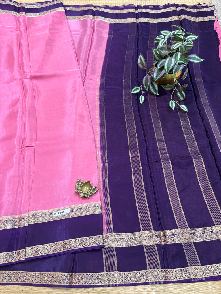Semi Crepe Sarees #F7255