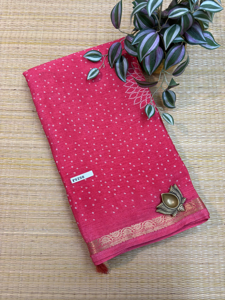 Chiffon Sarees #F5758