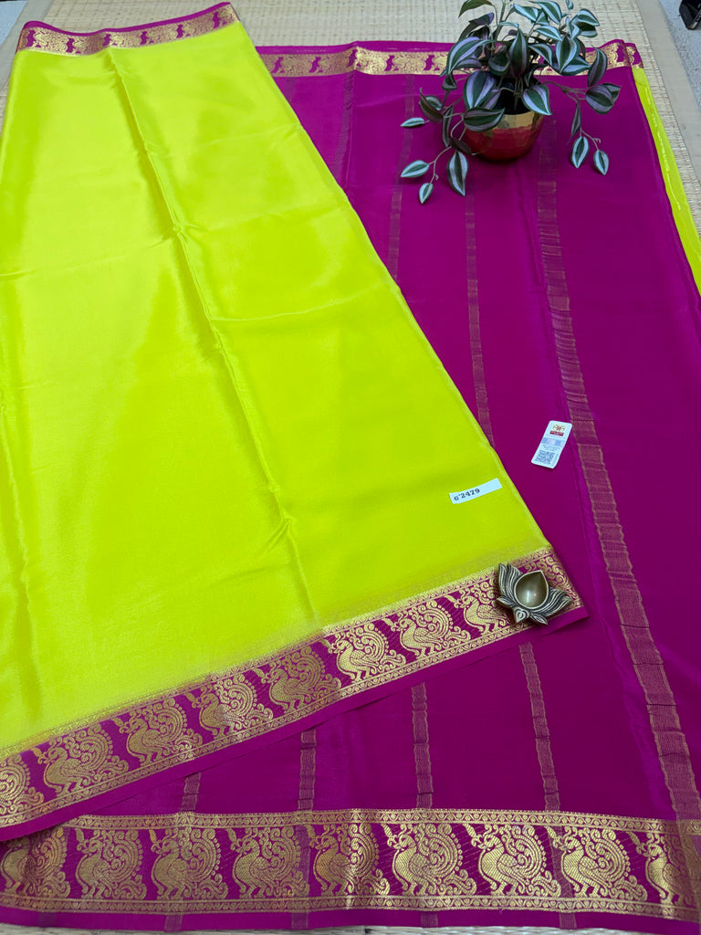 Pure Crepe Silk Saree #G2479